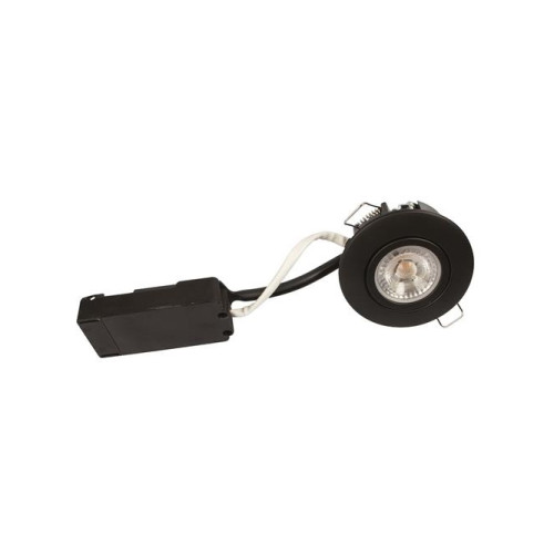 Scan Products  D.T. Luna infälld spot Low profile ISO matt svart 2700K 350 lm 6,...