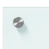 Produktbild för Köksskydd 2 pcs Vit 70 x 60 cm härdat glas