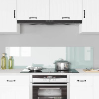 Produktbild för Köksskydd 2 pcs Vit 80 x 40 cm härdat glas