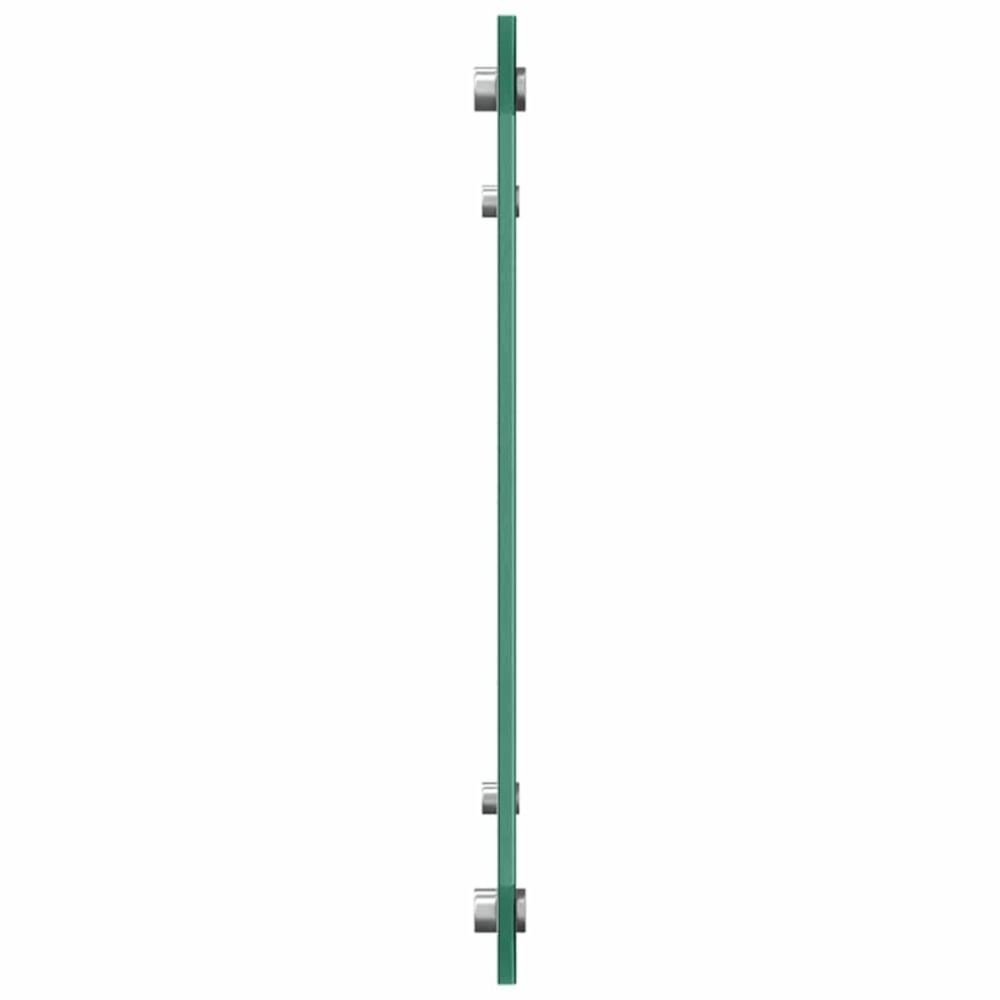 Produktbild för Köksskydd 2 pcs Vit 80 x 40 cm härdat glas