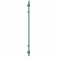 Produktbild för Köksskydd 2 pcs Vit 80 x 40 cm härdat glas