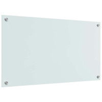 Produktbild för Köksskydd 2 pcs Vit 90 x 50 cm härdat glas