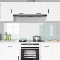 Produktbild för Köksskydd 2 pcs Vit 90 x 60 cm härdat glas