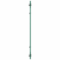 Produktbild för Köksskydd 2 pcs Vit 100 x 50 cm härdat glas