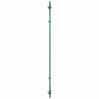Produktbild för Köksskydd 2 pcs Vit 100 x 60 cm härdat glas