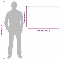 Produktbild för Köksskydd 2 pcs Vit 100 x 60 cm härdat glas
