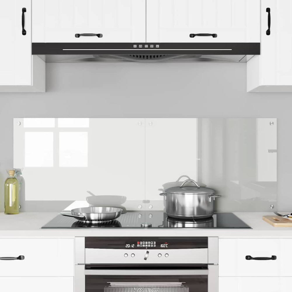 Produktbild för Köksskydd 2 pcs Transparent 70 x 50 cm härdat glas