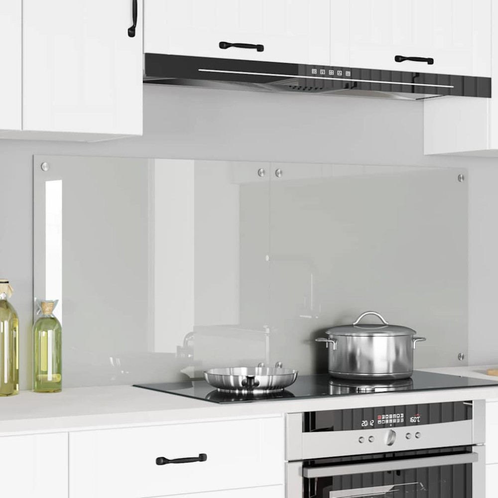 Produktbild för Köksskydd 2 pcs Transparent 70 x 60 cm härdat glas