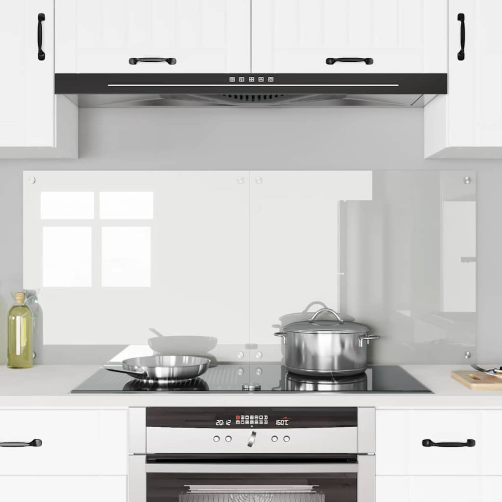 Produktbild för Köksskydd 2 pcs Transparent 70 x 60 cm härdat glas