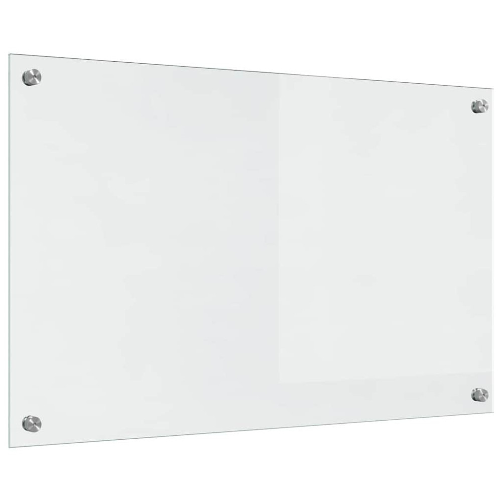 Produktbild för Köksskydd 2 pcs Transparent 80 x 50 cm härdat glas