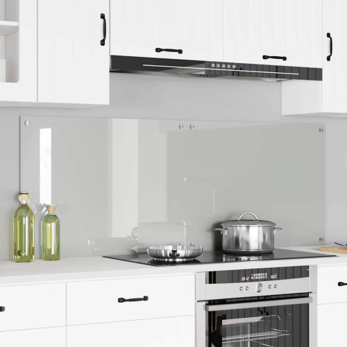 vidaXL Köksskydd 2 pcs Transparent 80 x 60 cm härdat glas