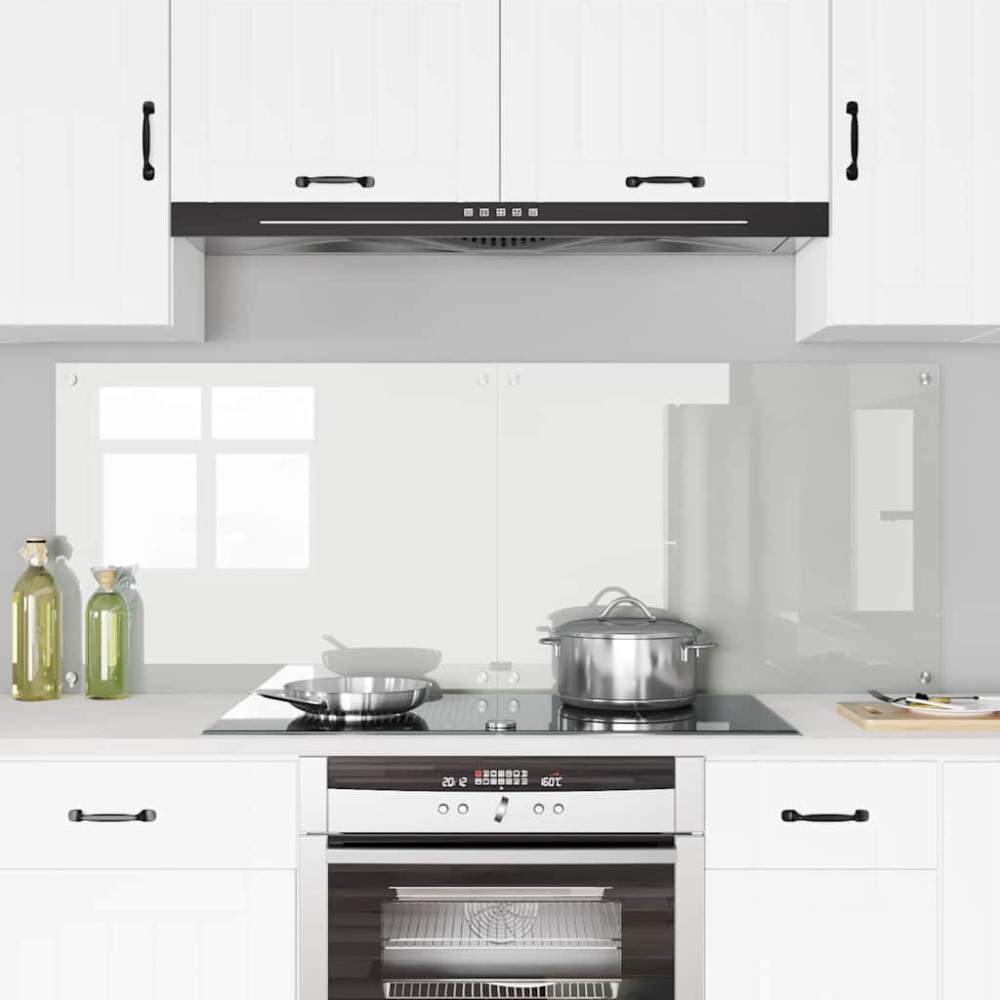 Produktbild för Köksskydd 2 pcs Transparent 80 x 60 cm härdat glas
