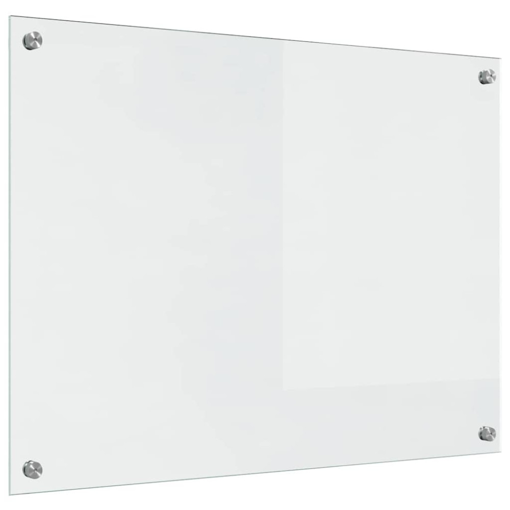 Produktbild för Köksskydd 2 pcs Transparent 80 x 60 cm härdat glas