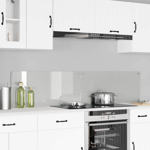 vidaXL Köksskydd 2 pcs Transparent 90 x 40 cm härdat glas
