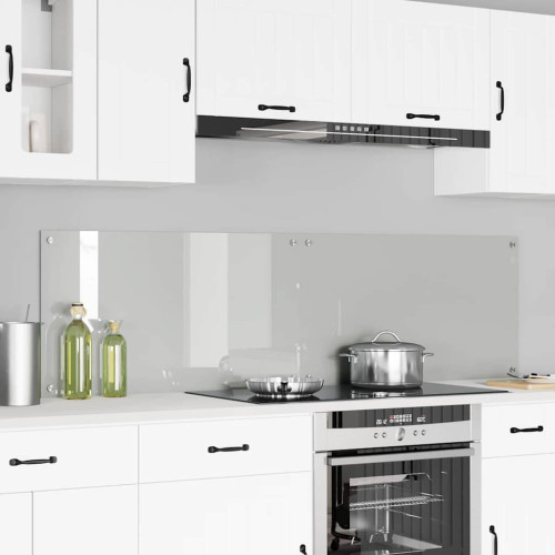 vidaXL Köksskydd 2 pcs Transparent 90 x 50 cm härdat glas