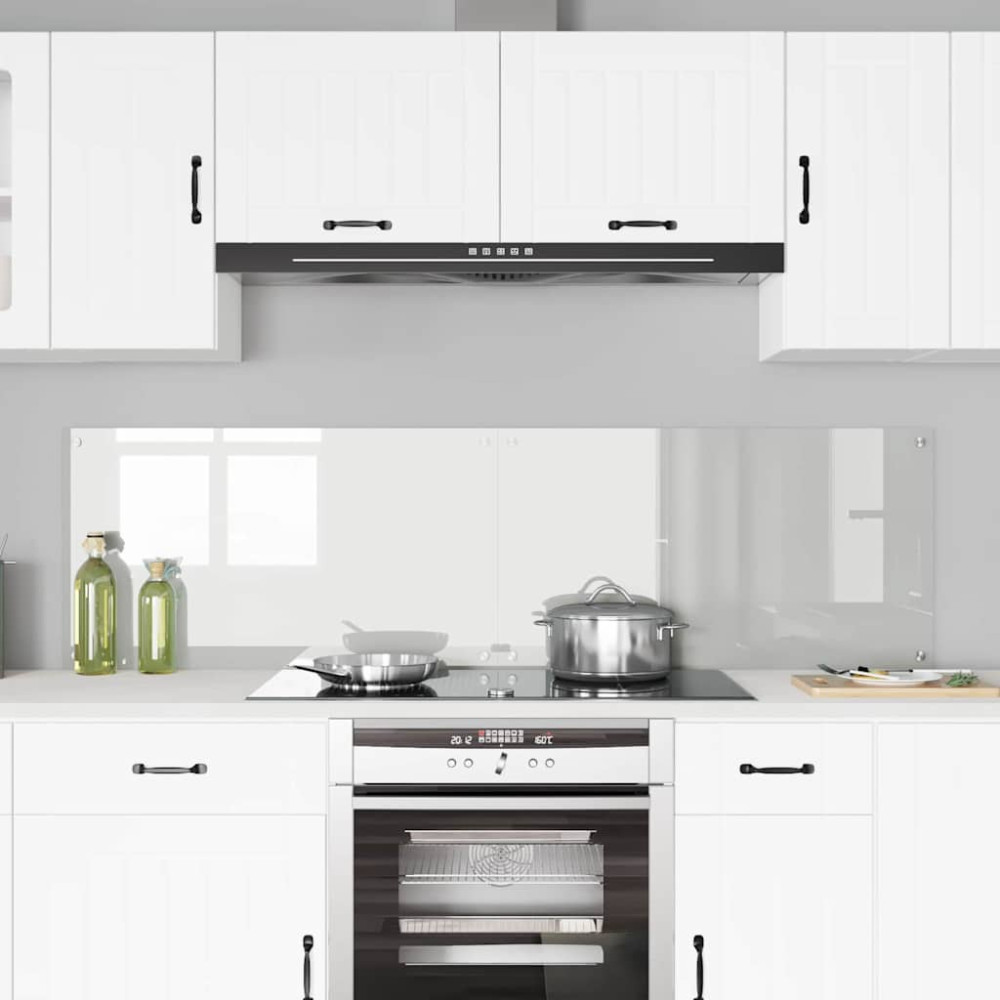 Produktbild för Köksskydd 2 pcs Transparent 90 x 50 cm härdat glas