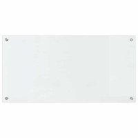 Produktbild för Köksskydd 2 pcs Transparent 100 x 50 cm härdat glas