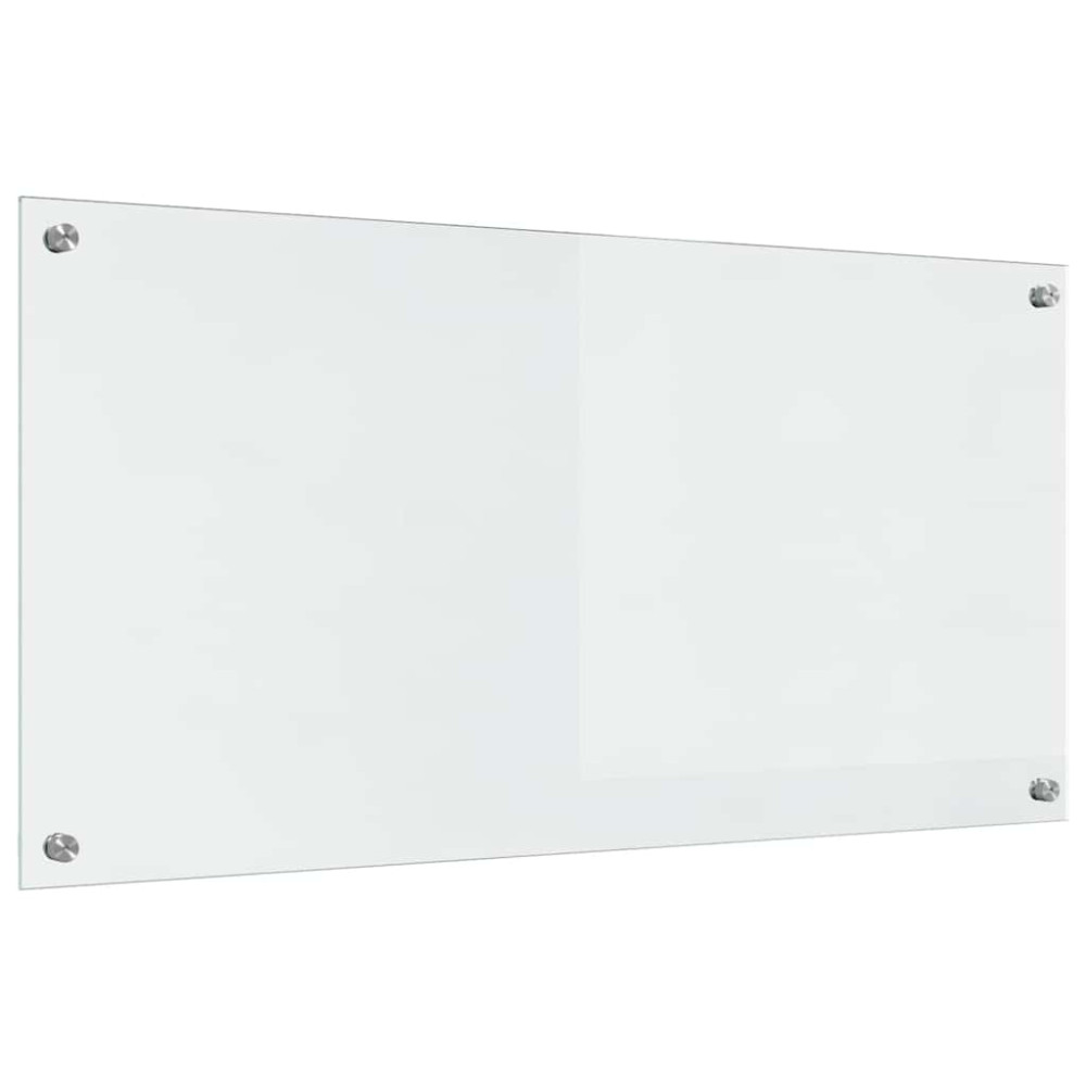 Produktbild för Köksskydd 2 pcs Transparent 100 x 50 cm härdat glas