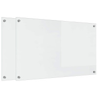 Produktbild för Köksskydd 2 pcs Transparent 100 x 60 cm härdat glas