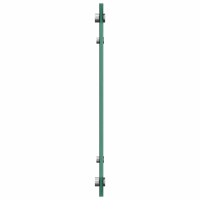 Produktbild för Köksskydd 2 pcs Svart 70 x 40 cm härdat glas