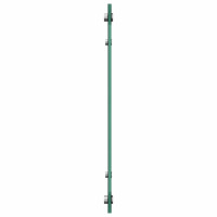 Produktbild för Köksskydd 2 pcs Svart 70 x 50 cm härdat glas