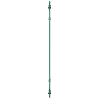 Produktbild för Köksskydd 2 pcs Svart 70 x 60 cm härdat glas