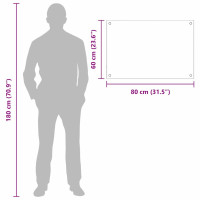 Produktbild för Köksskydd 2 pcs Svart 80 x 60 cm härdat glas