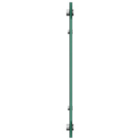 Produktbild för Köksskydd 2 pcs Svart 90 x 40 cm härdat glas