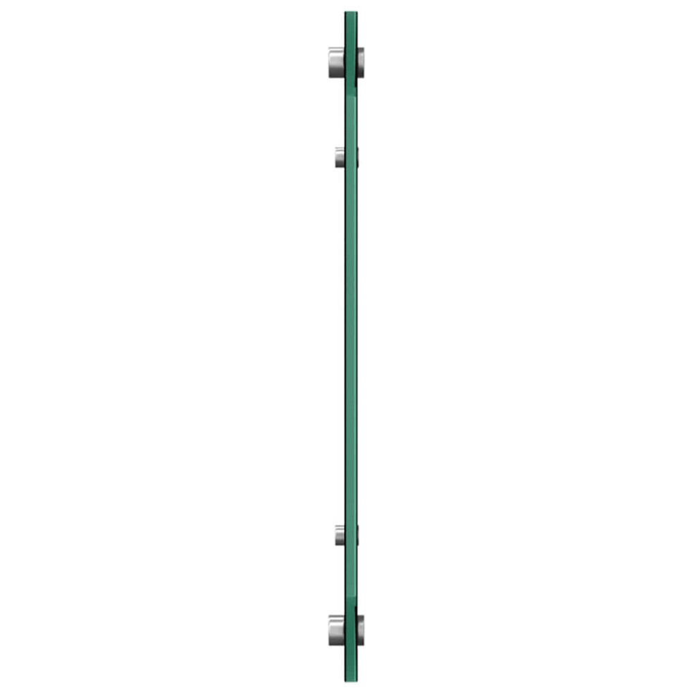 Produktbild för Köksskydd 2 pcs Svart 100 x 40 cm härdat glas