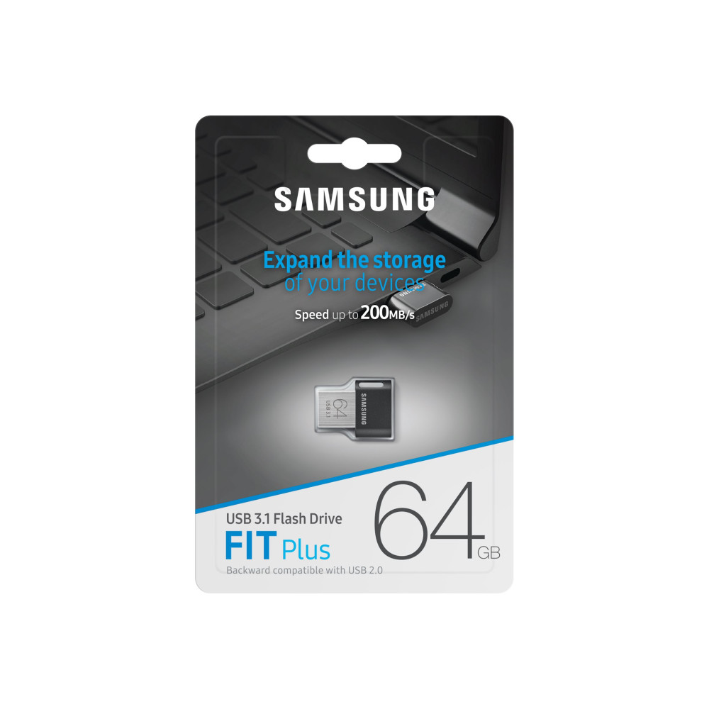 Produktbild för Samsung FIT Plus MUF-64AB - USB flash-enhet - 64 GB