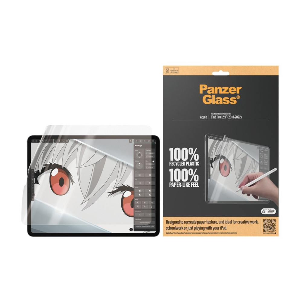 Produktbild för PanzerGlass GraphicPaper - skärmskydd för surfplatta - ultrabred passning