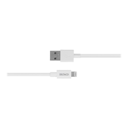 Deltaco Lightning-kabel - 50 cm - Datakablar