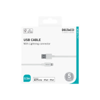 Produktbild för DELTACO Lightning-kabel - 50 cm