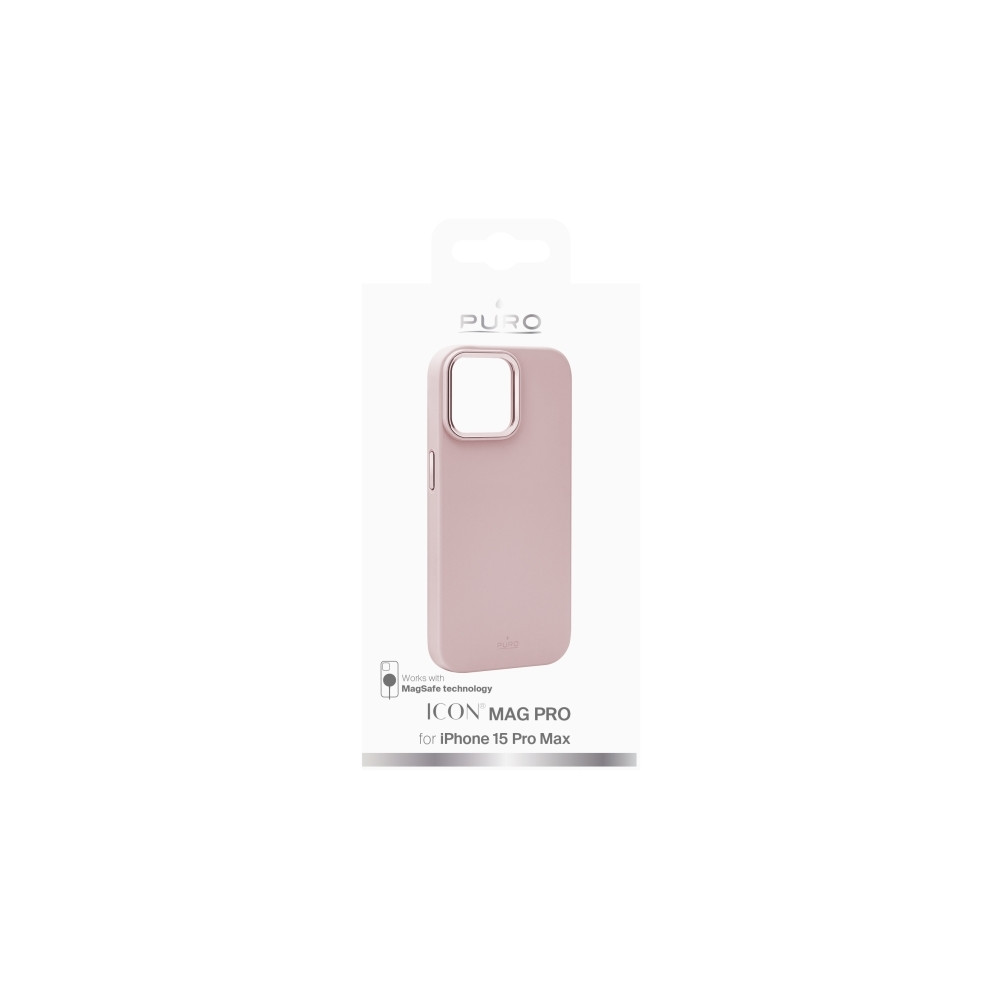 Produktbild för PURO ICON MAG PRO, Mobilskal, Apple, iPhone 15 Pro Max, 17 c...