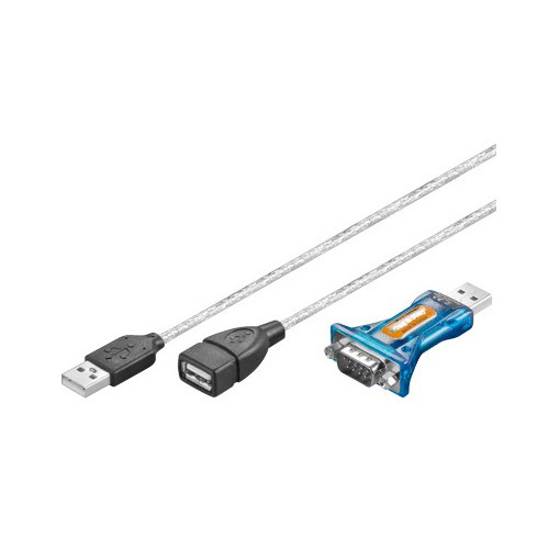 Goobay Goobay 95436, Transparent, 1,5 m, USB Type-A, RS-232, Hankop...