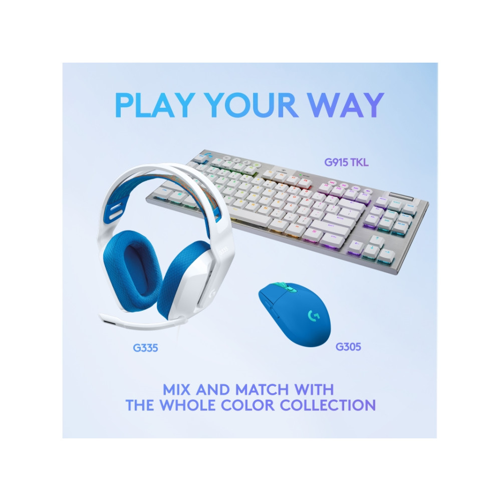 Produktbild för Logitech G G335 Wired Gaming Headset - headset - 3,5 mm kontakt