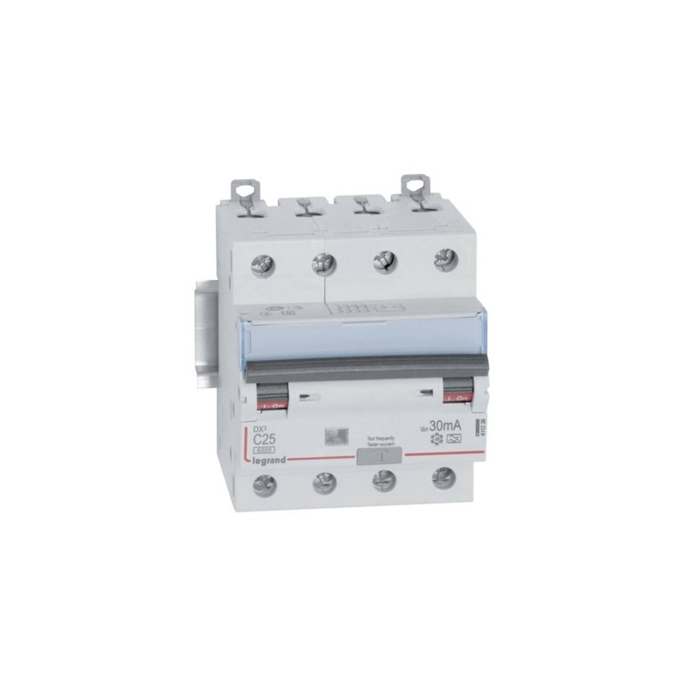 Produktbild för Kombinationsbrytare DX3 Automatsikr/HPFI C 25A 30mA 4P 6/10k...