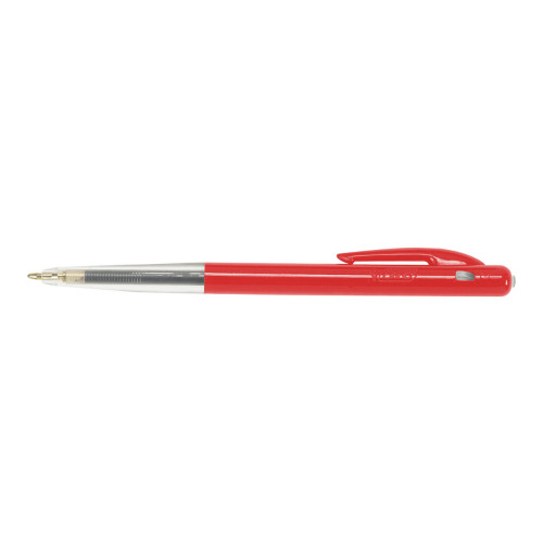 BIC BIC M10 Clic - kulspetspenna - röd (paket om 50)