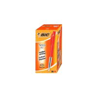 Produktbild för BIC M10 Clic - kulspetspenna - röd (paket om 50)