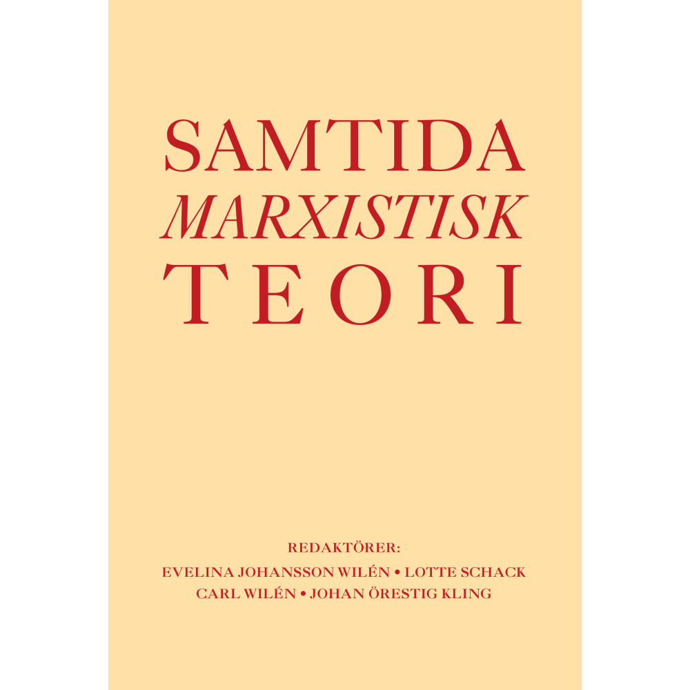 Produktbild för Samtida marxistisk teori (inbunden)