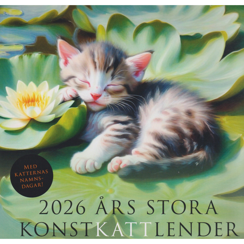 Produktbild för 2026 års stora konstkattlender (bok, spiral)