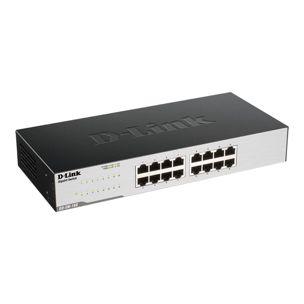 Produktbild för D-Link GO-SW-16G - switch - 16 portar - ohanterad