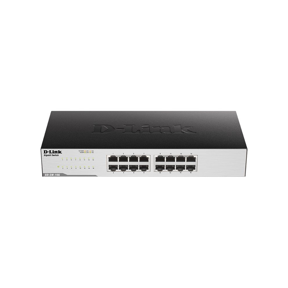 Produktbild för D-Link GO-SW-16G - switch - 16 portar - ohanterad
