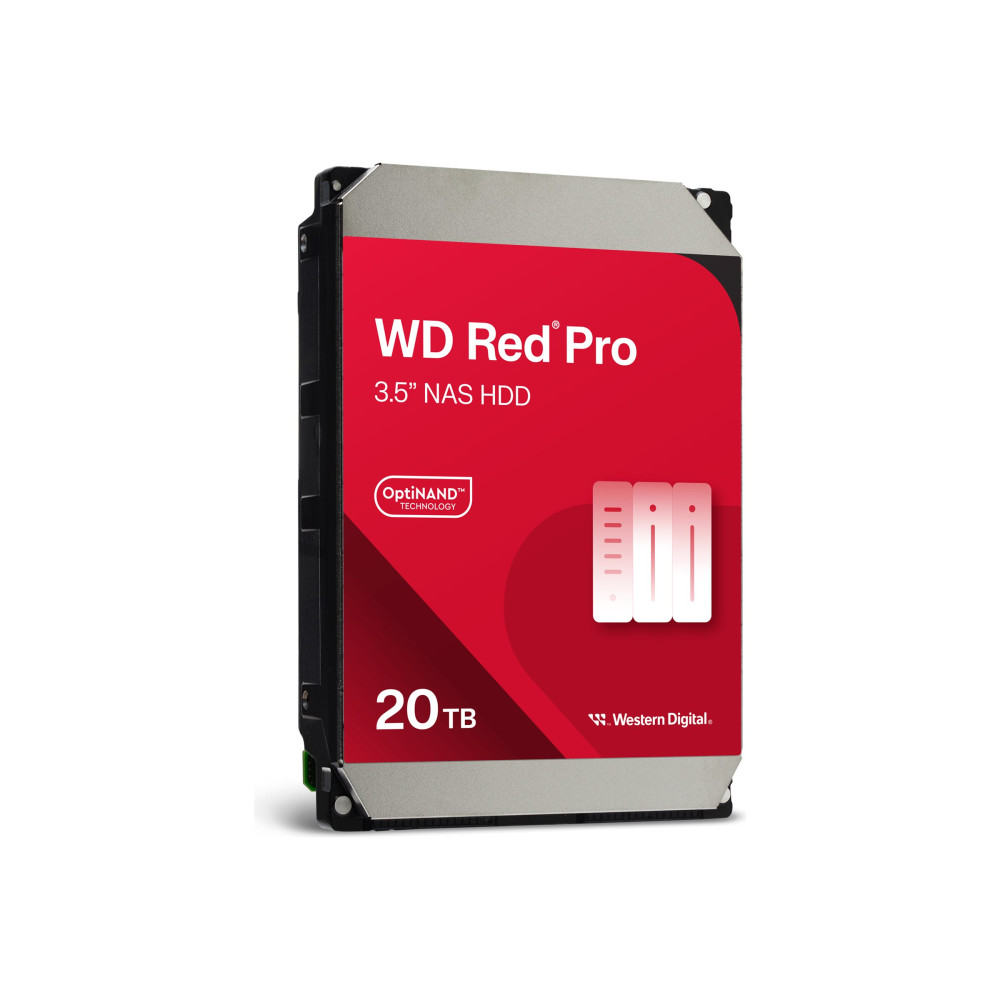 Produktbild för WD Red Pro WD201KFGX - hårddisk - 20 TB - SATA 6Gb/s