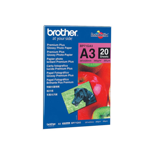 Brother Brother Innobella Premium Plus BP71GA3 - fotopapper - blank - 20 ark - A3 - 260 g/m²