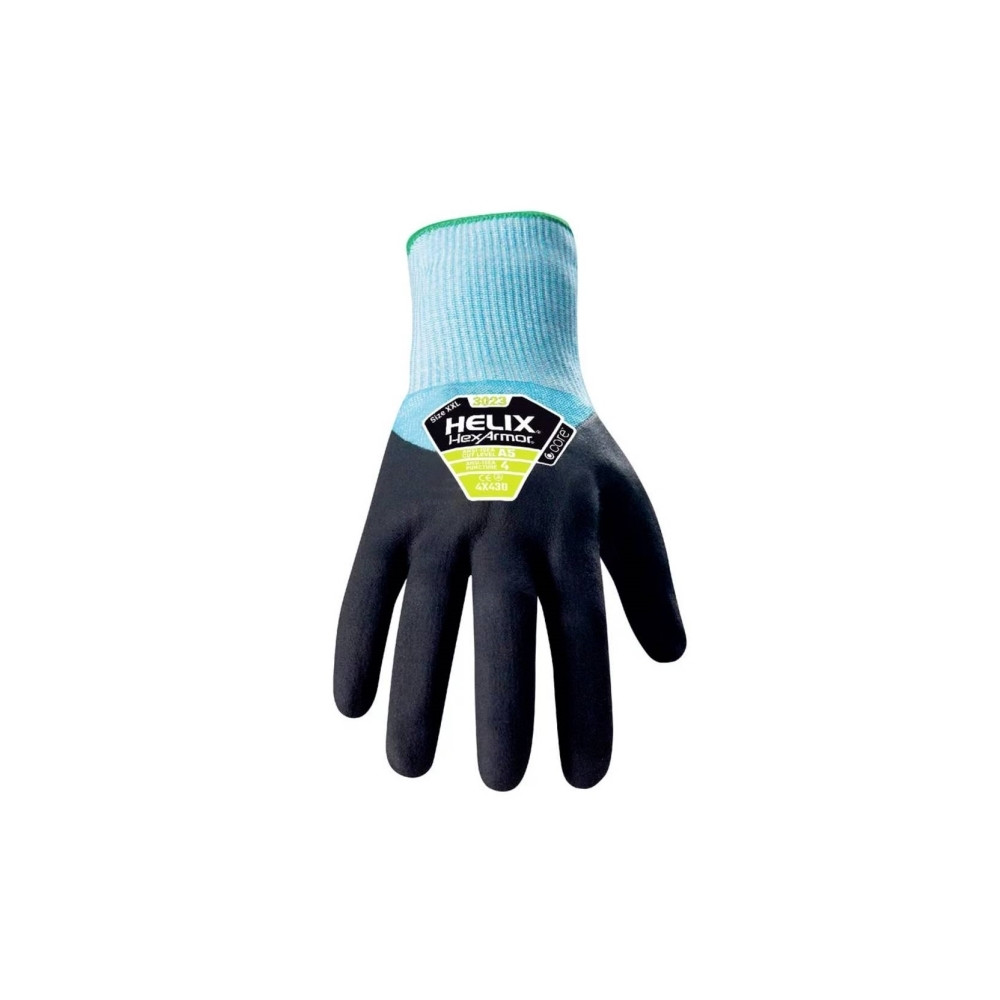 Produktbild för HexArmor Helix® 3023 6068308 skärskyddshandskar storlek 8 EN...