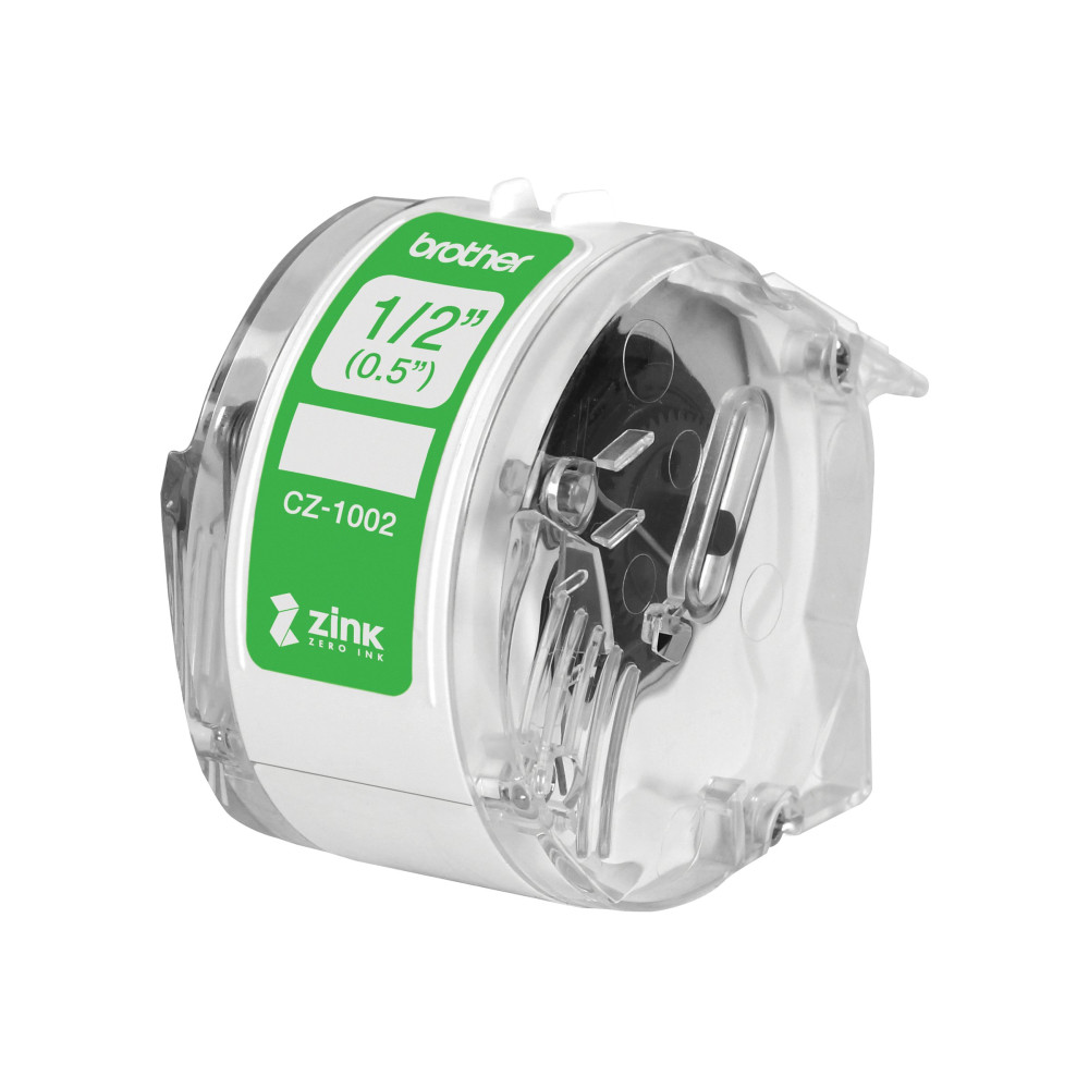 Produktbild för Brother CZ-1002 - löpande etiketter - 1 rulle (rullar) - Rulle (1,2 cm x 5 m)