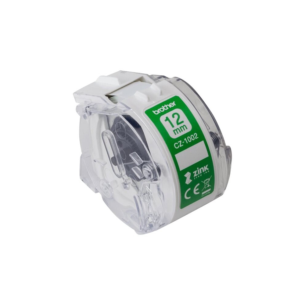 Produktbild för Brother CZ-1002 - löpande etiketter - 1 rulle (rullar) - Rulle (1,2 cm x 5 m)