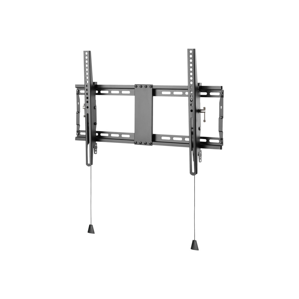 Produktbild för DELTACO Office ARM-0204 - Heavy Duty konsol - fällbart - för LCD-TV/välvd LCD-TV - mattsvart
