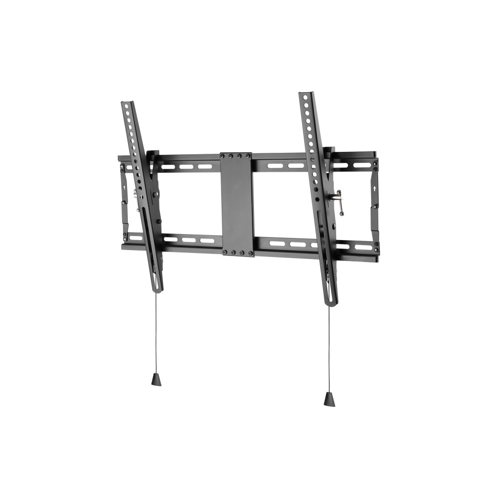 Produktbild för DELTACO Office ARM-0204 - Heavy Duty konsol - fällbart - för LCD-TV/välvd LCD-TV - mattsvart